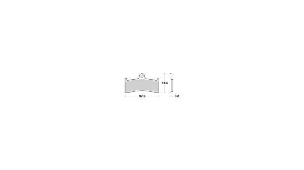 TRW Bremsbelag "MCB 660" Satz Typ TRQ Sinter