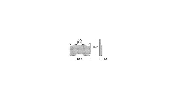 TRW Bremsbelag "MCB 593" Satz Typ TRQ Sintermetall Racing mit ECE-R90