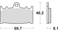 TRW Bremsbelag "MCB 602" Satz Typ TRQ...