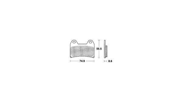 TRW Bremsbelag "MCB 683" Satz Typ TRQ Sinter