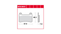 TRW Bremsbelag "MCB 884" Satz Typ SV,...