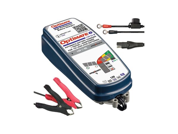 TECMATE Batterieladegerät "OptiMATE 6 Ampmatic 6A" Ladespannung 1