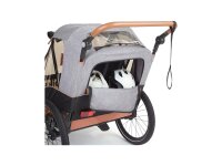 BOBIKE Kinderanhänger "Trailer & Stroller" Alu grau / blau