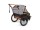 BOBIKE Kinderanhänger "Trailer & Stroller" Alu grau / blau