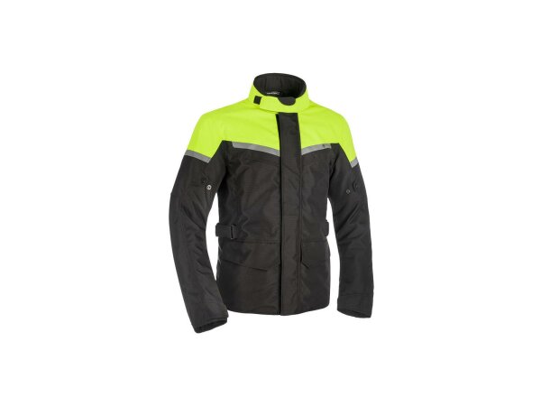 OXFORD Jacke "Spartan WP MS" Unisex, Mat Gr. S, lang, schwarz/neogelb