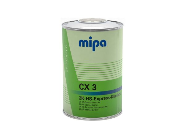 MIPA Klarlack "CX 3" 2K-HS-Expresslack,  1000 ml Dose