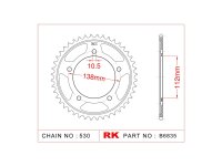 RK Kettenrad "6835" 530, Stahl 48 Zähne