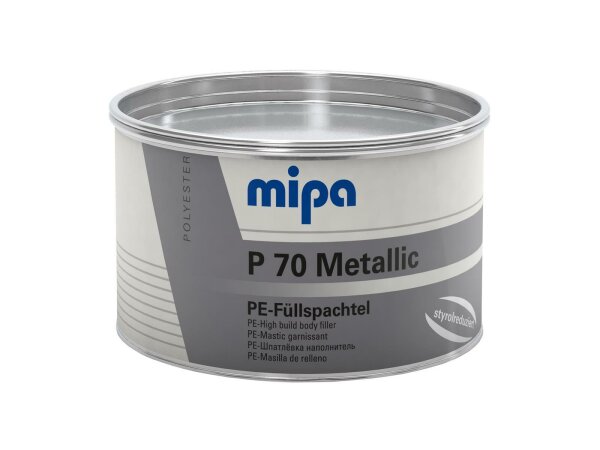 MIPA Füllspachtel "P70 metallic" Asbestf 1 kg Dose