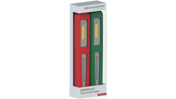 SCANGRIP Lampen-Set "Unipen" Akku (Li-ion), LED, 3 im Karton