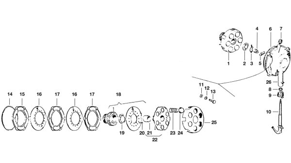 Ersatz für Kupplung Kupplungszahnrad 22/26 Zähne ø 97 mm, Höhe: 32 mm