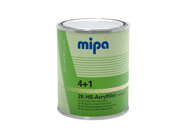 MIPA Grundierfiller "4+1 Acrylfiller HS" 1 l Dose, oxidgelb