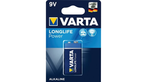 VARTA Batterie "Longlife Power - High Energy" SB-v E-Block (6LR61