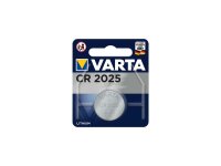 VARTA Batterie Knopfzelle, im Blister, f CR2025 (3 V, 170 mAh), Lithium Ø 20 mm, Höhe 2,5 mm, 1er Blister