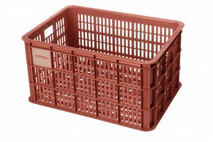 BASIL V.R.-Korb "Crate L" Kunststoff, Vo terra red