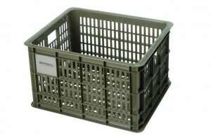 BASIL V.R.-Korb "Crate M" Kunststoff, Vo moss green