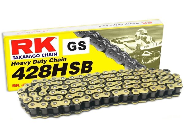 RK Kette "GS428HSB" (1/2x5/16) verstärkt, mit naht 134 Glieder