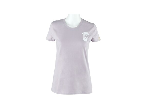 EXCELSIOR T-Shirt 100 % Baumwolle, klass Damen, dusty purple, Gr. M