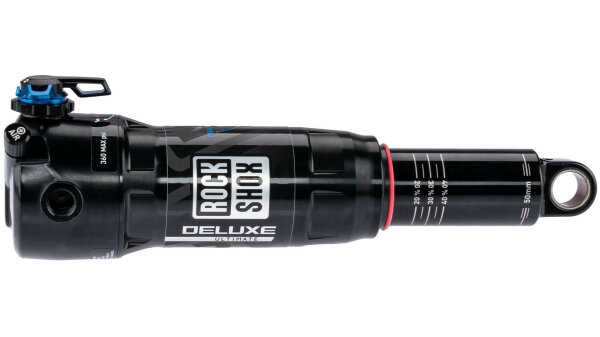 ROCKSHOX Federbein "Deluxe Ultimate RCT" 185 mm x 50 mm, Druckstufe Tune D, Zugstufe Tune Linear Befestigung: Shaft Trunnion (8X30), Body Standard, Trek Top Fuel 2022