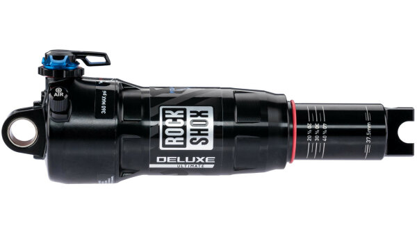 ROCKSHOX Federbein "Deluxe Ultimate RCT" 190 mm x 37.5 mm, Druckstufe Tune Low, Zugstufe Tune Linear, Befestigung: Shaft Standard (8x25,8x25), Body Standard Yeti SB 100 2018-2021