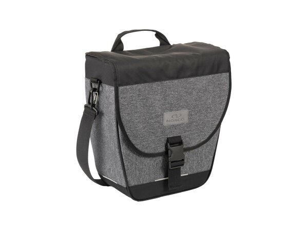 NORCO Einzeltasche "Dryton City" Volumen grau / schwarz