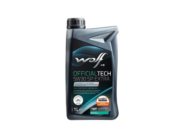 WOLF Motoröl "OfficialTech SP-Extra" SAE 1 l Flasche