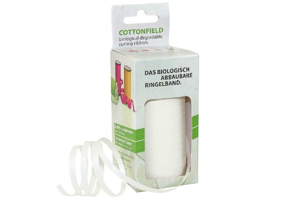 PATTBERG Ringelband Cottonfield 5mmx100m weiß