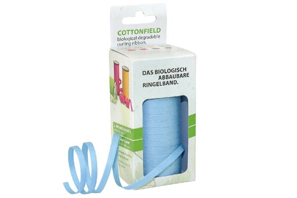 PATTBERG Ringelband Cottonfield 5mmx100m hellblau