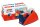 TESA Tischabroller Easy Cut 33m rot/blau