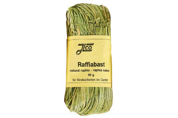 Raffiabast 50g apfelgrün Bund