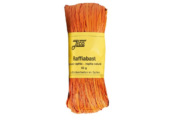 Raffiabast 50g orange Bund