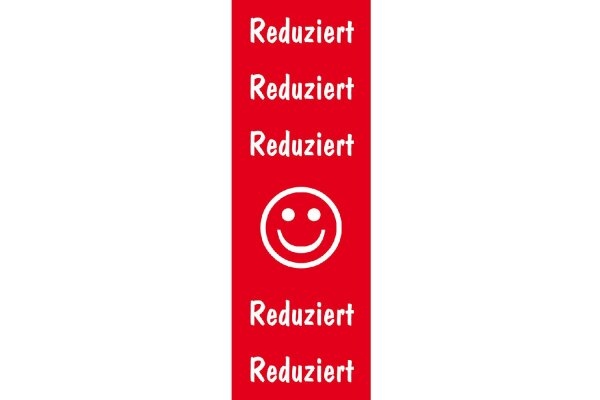 Plakat Reduziert Papier 48x138cm