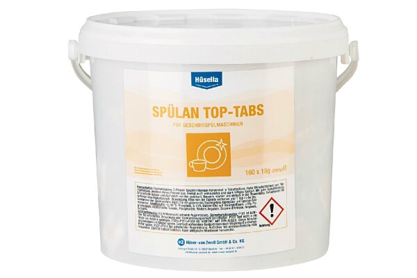 HÜSELLA Spülmaschinenreiniger Spülan Top Tabs 2,9kg 160 Tabs