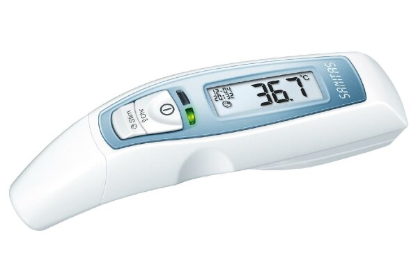 SANITAS Ohrthermometer SFT 65 Digitaldisplay, Batteriebetrieb