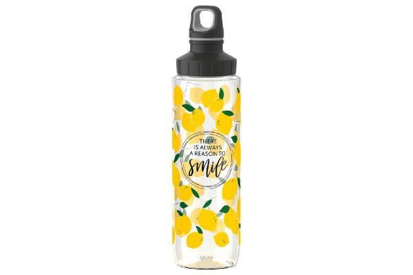 EMSA Trinkflasche Drink2Go Tritan Smile 0,7l transparent