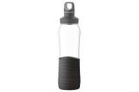 EMSA Trinkflasche Drink2Go Glas 0,7l Silikonmanschette...