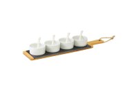 WESTMARK Servierset Schiefer Tapas+Friends 40x9x5cm 9teilig