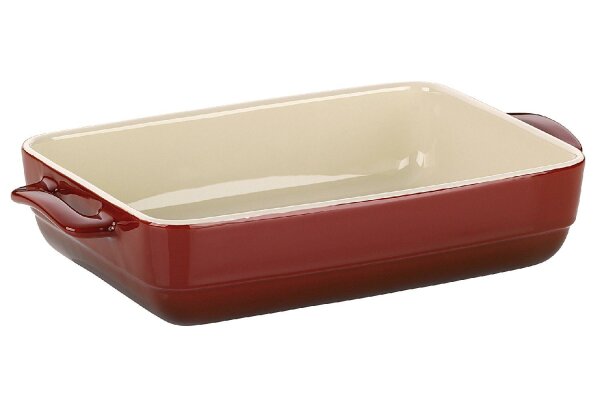 KELA Auflaufform Malin 32x19x6,5cm rot/beige