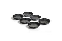 KAISER Tortelett Patisserie Ø10cm schwarz Set 6teilig