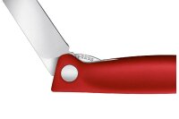 Swiss Classic, Picknick Messer, 11cm, gerade, rot, B