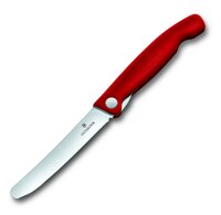 Swiss Classic, Picknick Messer, 11cm, gerade, rot, B