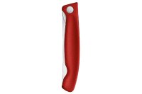 VICTORINOX Gemüsemesser Swiss Classic faltbar gerader Schliff rot Blister