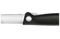 Swiss Classic, Picknick Messer, 11cm, gerade, schwarz, B