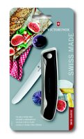 Swiss Classic, Picknick Messer, 11cm, gerade, schwarz, B