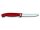 VICTORINOX Gemüsemesser Swiss Classic faltbar Wellenschliff rot Blister