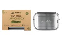 PANDOO Lunchbox Edelstahl 800ml 17,5x12,5x6cm