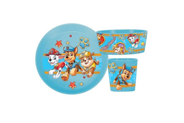 KOZIOL Kindergeschirr Paw Patrol blau 3teilig