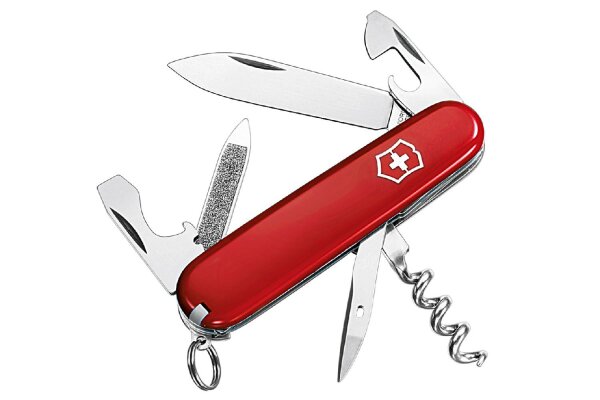 VICTORINOX Taschenmesser Sportsman 13 Funktionen 84mm rot