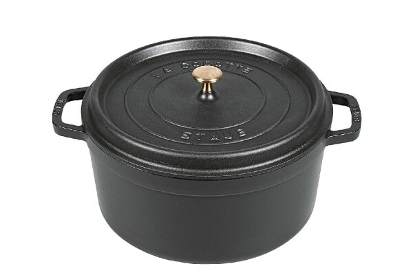 STAUB Cocotte Bräter new Classic Gusseisen 5 l Ø26cm schwarz