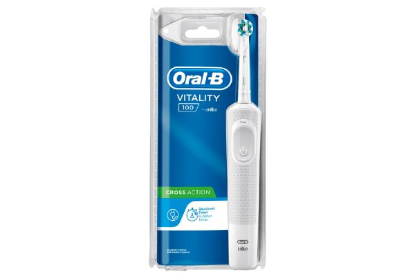 ORAL-B Zahnbürste Vitality 100 CrossAction CLS white