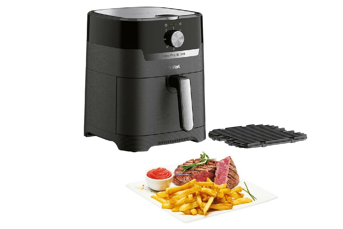 TEFAL Heißluftfritteuse EY5018 Easy Fry & Grill XL Classic 4,2l 1400